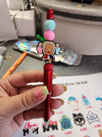 HQ Silicone Beaded Pen or Keychain