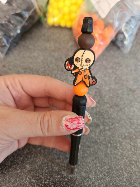 Sam Silicone Beaded Pen or Keychain