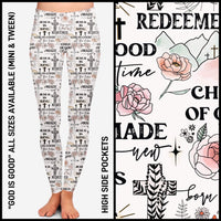 RTS - God is Good Leggings with High Side Pockets