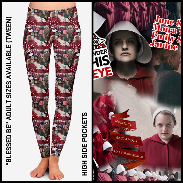 RTS - Blessed Be Leggings with Pockets