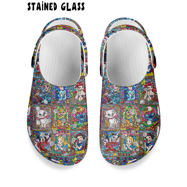 CLOG 1 RUN-STAINED GLASS