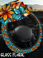 Glass Floral - Steering Wheel Cover 3
