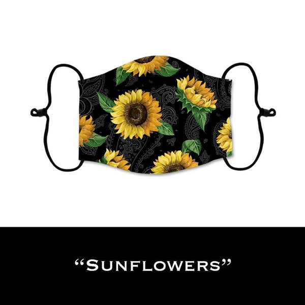 SUNFLOWERS FACE MASK